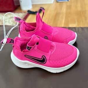 Nike Kids Fuchsia Slip-On Sneakers